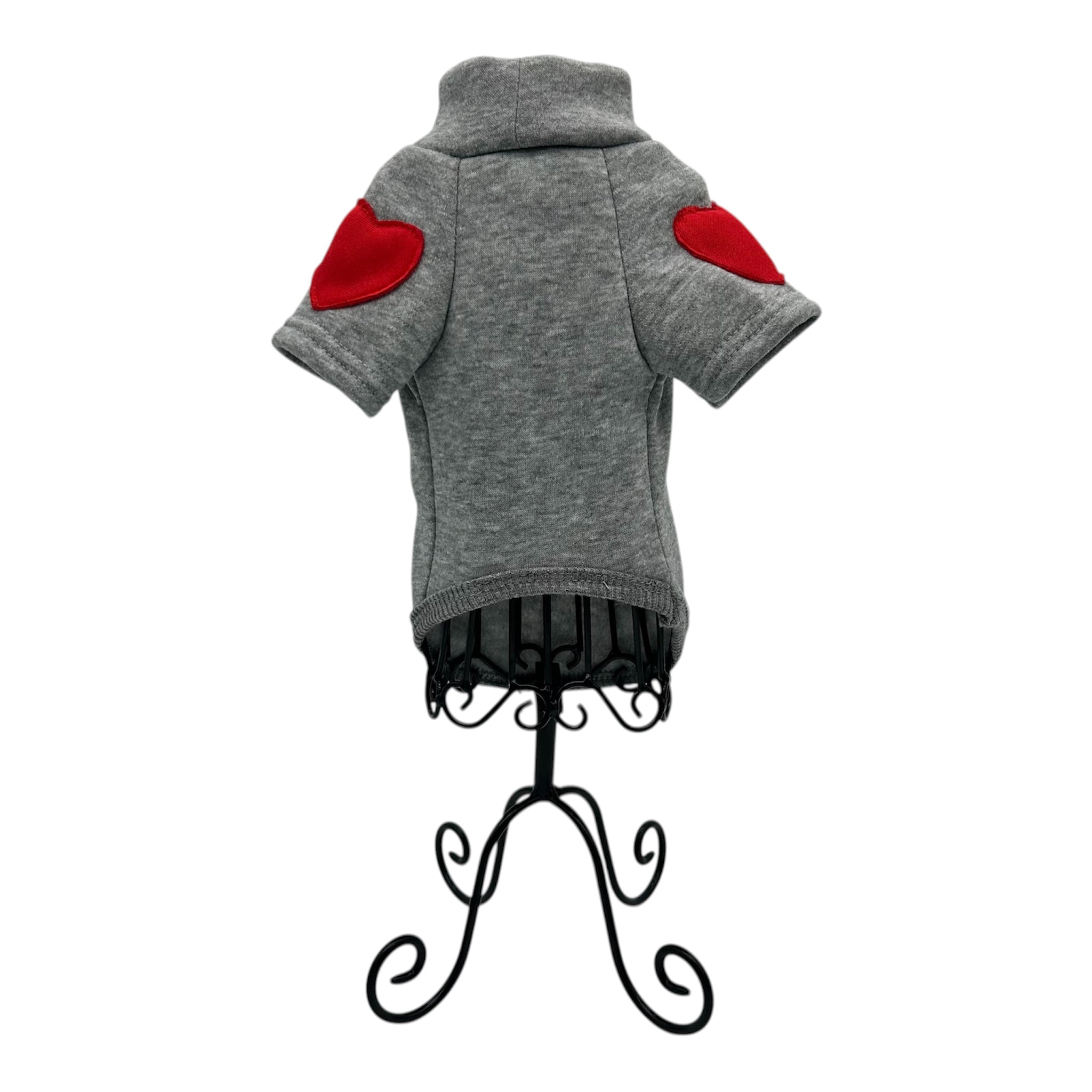 Sweet Heart Gray Cat Sweatshirt