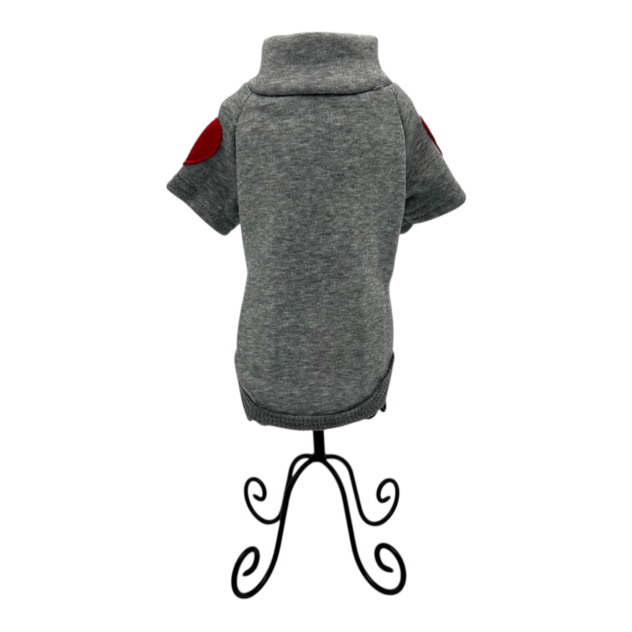 Sweet Heart Gray Cat Sweatshirt
