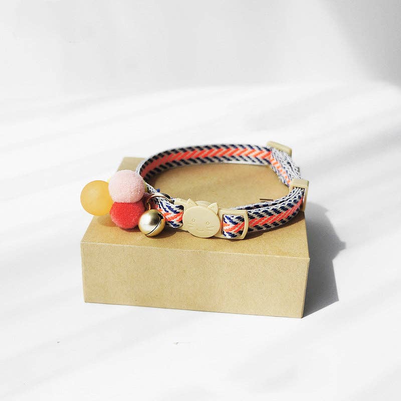 Mokka - Adjustable Cat Collar with Bell: Green